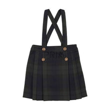 Load image into Gallery viewer, ANALOGIE PLEATED SUSPENDER SKIRT
