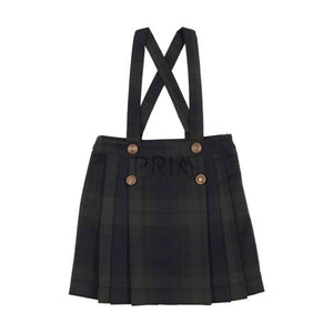 ANALOGIE PLEATED SUSPENDER SKIRT