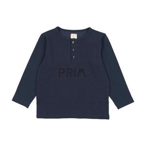 ANALOGIE TINY CHECK HENLEY TOP