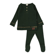 Load image into Gallery viewer, LIL LEGS HENLEY RIBBED SET
