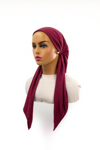 headscarf closed tonebound solid