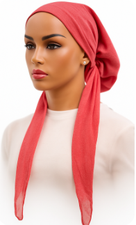 pretied lined linen look print