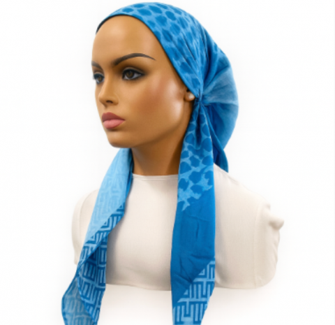 headscarf closed patterned pulse