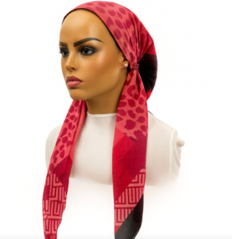 headscarf closed patterned pulse