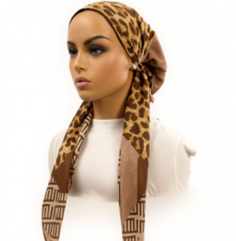 headscarf closed patterned pulse