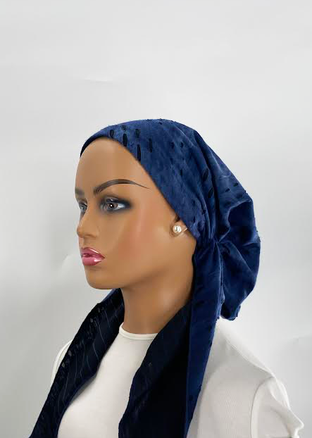 headscarf pinstripe mineral wash