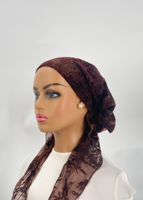 headscarf watercolor flock versatile