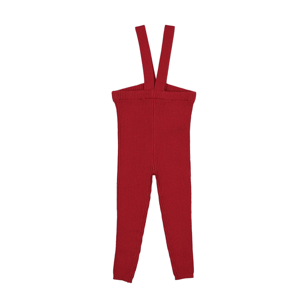 overall knit long suspender