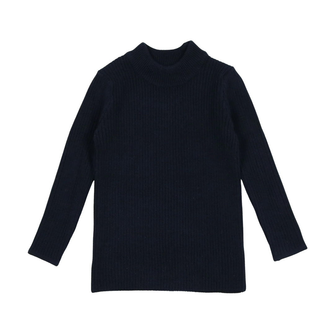 top l/s mockneck knit
