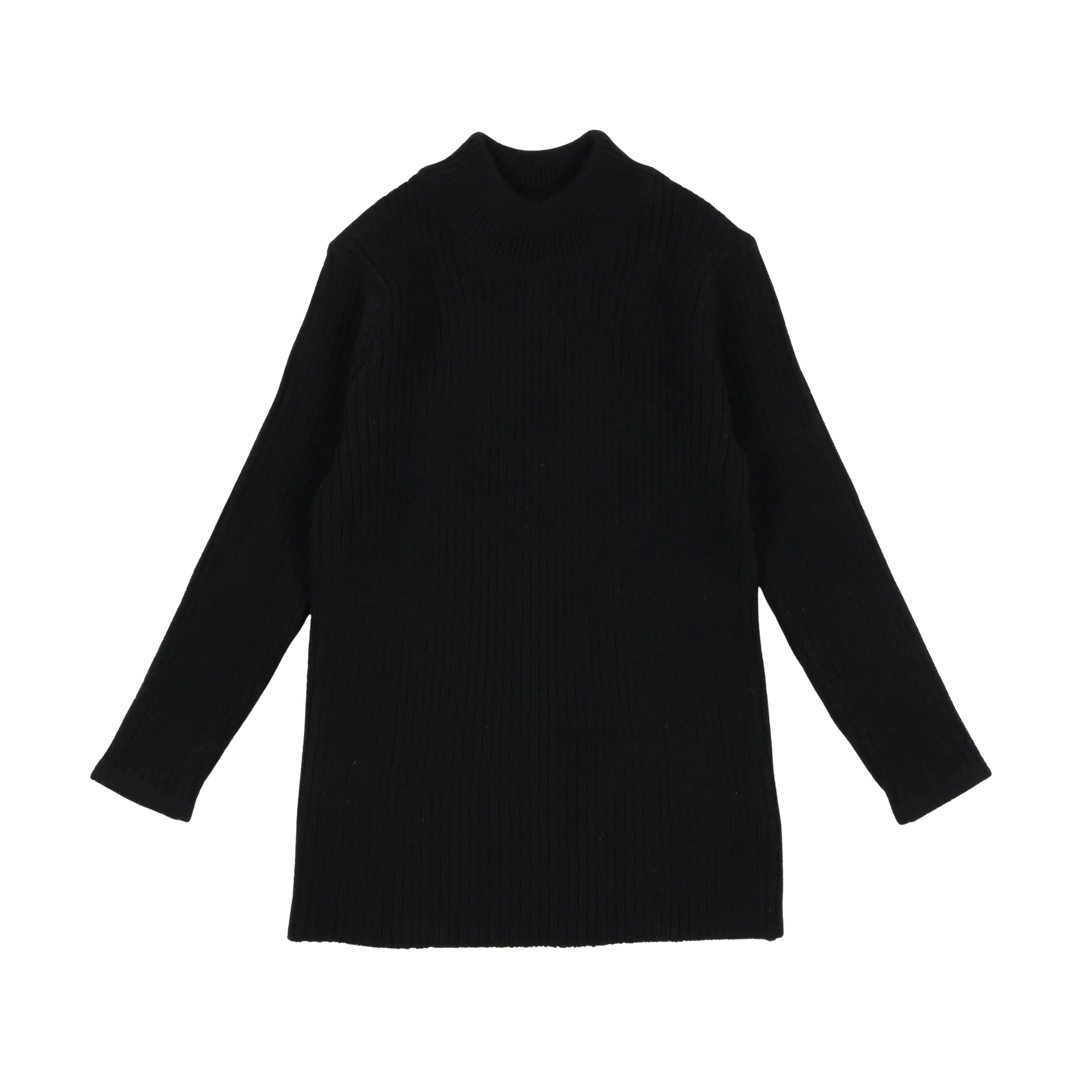 top l/s mockneck knit