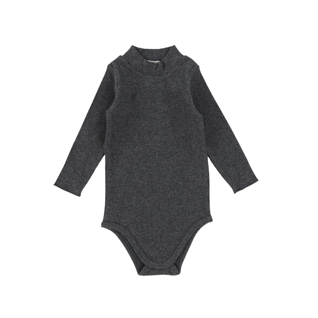 onesie l/s ribbed mockneck
