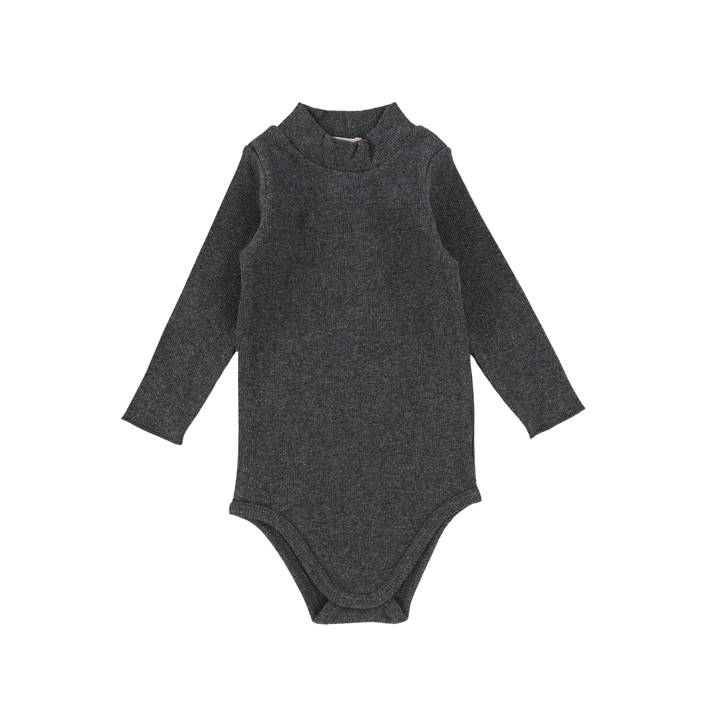 onesie l/s ribbed mockneck