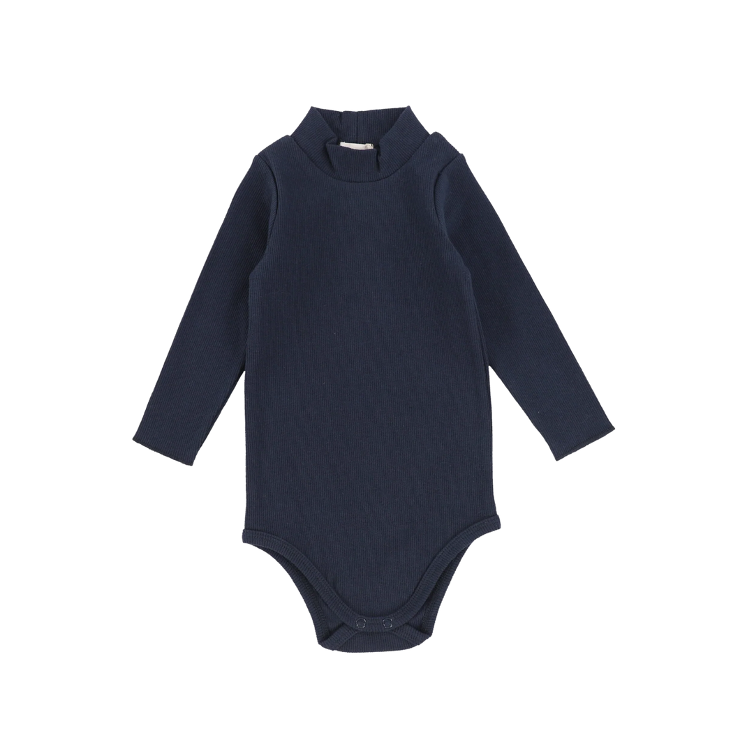 onesie l/s ribbed mockneck