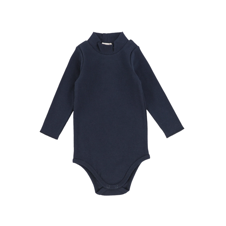 onesie l/s ribbed mockneck