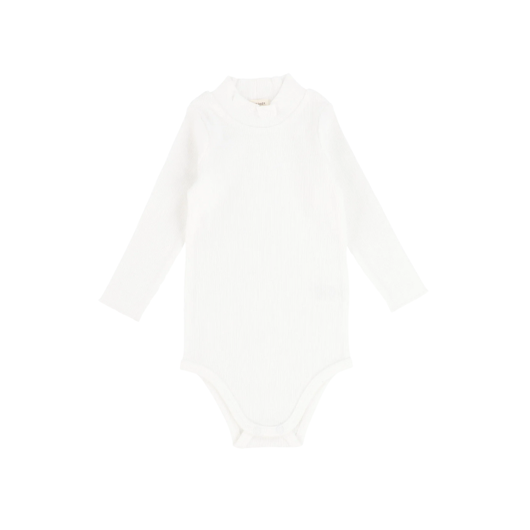 onesie l/s ribbed mockneck