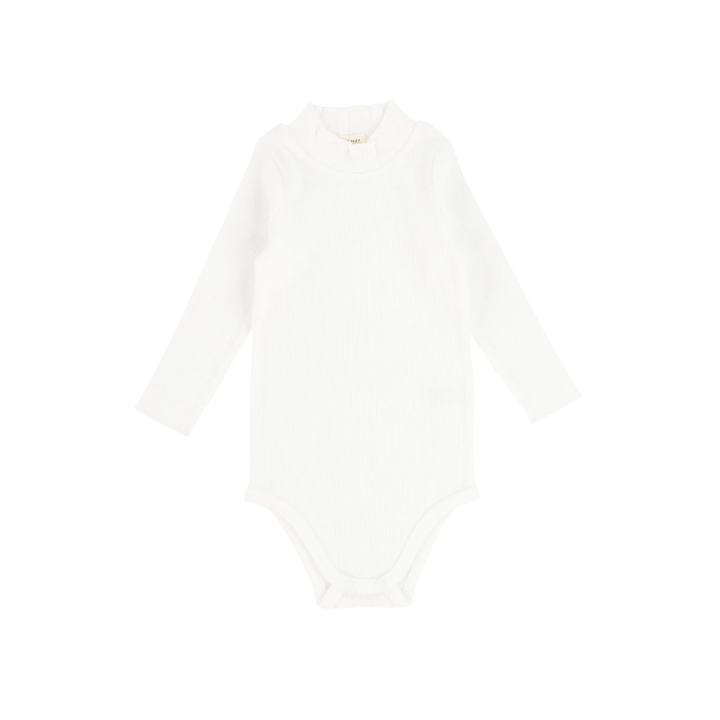 onesie l/s ribbed mockneck
