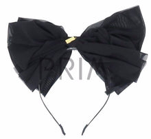 Load image into Gallery viewer, STRETCH NET BOW HEADBAND
