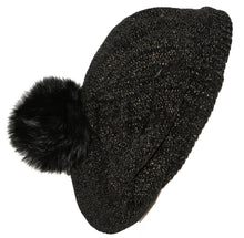 Load image into Gallery viewer, CHENILLE LUREX SNOOD POM POM
