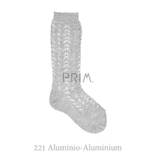 Load image into Gallery viewer, CONDOR SHIMMER CROCHET KNEE SOCK

