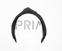 Load image into Gallery viewer, METALLIC RIBBED KNOT HEADBAND
