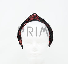 Load image into Gallery viewer, SEQUINED VELVET KNOT HEADBAND
