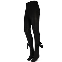 Load image into Gallery viewer, ZUBII VELVET BOW TIGHTS
