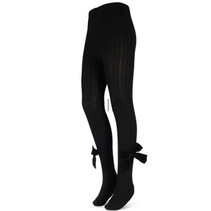 ZUBII VELVET BOW TIGHTS