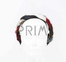 Load image into Gallery viewer, STRIPED FUR HEADBAND

