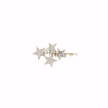 Load image into Gallery viewer, HEIRLOOMS 4 GLITTERED STAR BOBBY PIN
