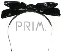 Load image into Gallery viewer, LEATHER PUFFY BOW HEADBAND
