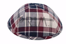 Load image into Gallery viewer, IKIPPAH BLUE &amp; MAROON PLAID
