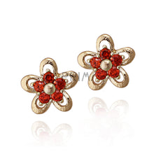 Load image into Gallery viewer, TINY FLOWER STUD EARRING
