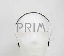 Load image into Gallery viewer, HORSEHAIR AND PEARLS LOOPY HEADBAND

