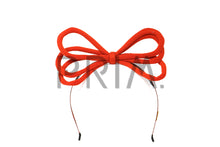 Load image into Gallery viewer, COTTON KNIT TRIPLE WIRE BOW HEADBAND
