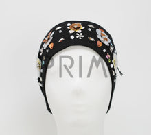 Load image into Gallery viewer, FLOWER &amp; BEADS HEADWRAP
