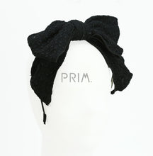 Load image into Gallery viewer, DACEE TWEED BOW HEADBAND
