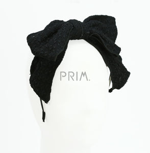 DACEE TWEED BOW HEADBAND