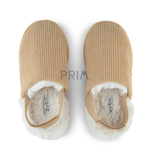 Load image into Gallery viewer, ZUBII FUR LINED RIBBED SLIPPERS
