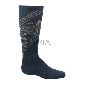 ZUBII BANDANA PAISLEY KNEE SOCK