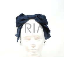 Load image into Gallery viewer, DOTTED SWISS COTTON BOW HEADBAND
