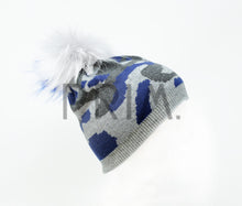Load image into Gallery viewer, COLOR CAMOUFLAGE BEANIE
