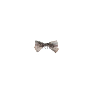 HEIRLOOMS PRINTED NET MINI BOW CLIP
