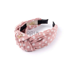 Load image into Gallery viewer, HALO POLKA DOT KNOT HEADBAND
