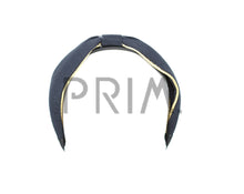 Load image into Gallery viewer, RIBBED GATHERED CENTER WITH GOLD PIPING HEADBAND
