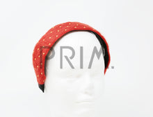 Load image into Gallery viewer, GOLD DOTED MOHAIR COVERED HEADBAND
