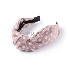 Load image into Gallery viewer, HALO POLKA DOT KNOT HEADBAND
