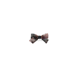 HEIRLOOMS PRINTED NET MINI BOW CLIP