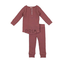 Load image into Gallery viewer, LIL LEGS WAFFLE PJ SET
