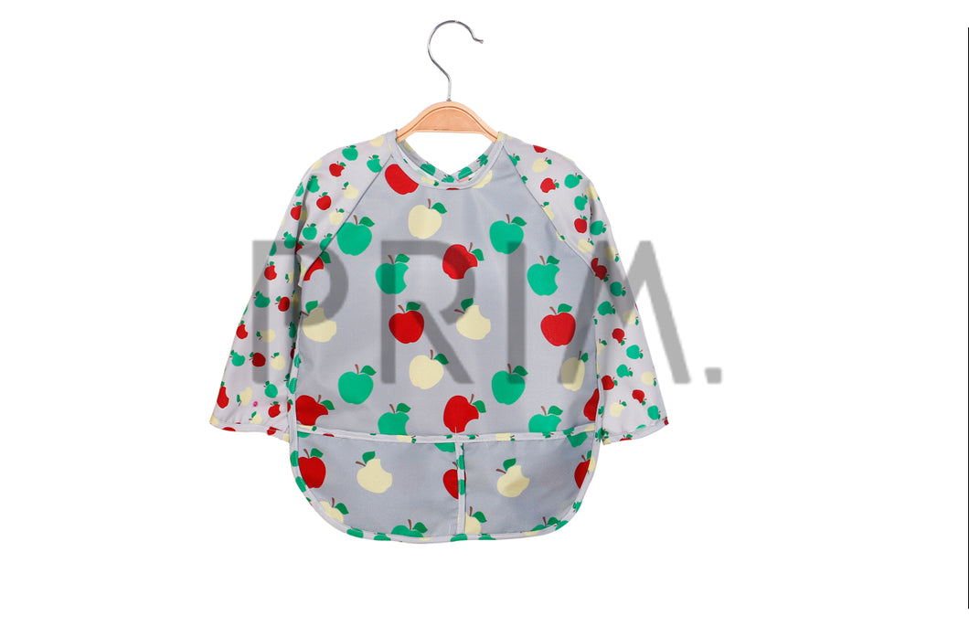 APPLES SMOCK BIB