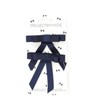 Load image into Gallery viewer, GROSGRAIN BOW CLIP 2 PIECE SET
